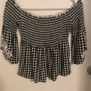 Hollister strapless shirt